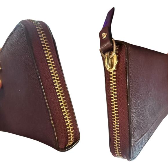 Kate Spade New York Maroon Red Zippy Wallet - Picture 3 of 9